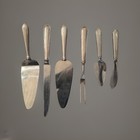 Antique Web Sterling Sterling Handle Serving Set     6 Piece