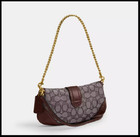 Coach Can45 Soho Bag 25 In Signature Jacquard Oak Maple Brass Outlet