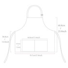 Short Bib Chef Apron - Waterdrop Resistant Aprons With Buckle Pockets Cooking   
