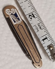 1910s 10k Gold Buick Howard- Auto Co  Pocket Watch Fob  Knife 2 Blade  Rare