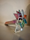 Hand Made Stained Glass Kaleidoscope Signed By The Artist  Mason 1996