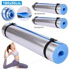 Yoga Mat Exercise Fitness Pilates Camping Gym Pad Non-slip 1 4  Highdensity Foam