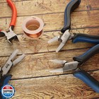 The Beadsmith Flat Nylon Jaw Pliers     5 Inches  127mm      Ergonomic Handle Wit