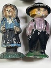 Vintage Cast Iron Figures amish   Men