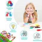 Uskmoto 10 Colors 3000  Rubber Band Bracelet Kit Kids Weaving B Series