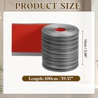 Flexible Baseboard Molding Trim  4 Inchx3ft Vinyl Wall Base  Dark Gray Grain