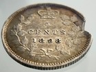 1898 Canada 5 Cents Small Silver Km  2 Circulated Coin Ii929