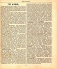  the World  Antique Original Map 1900