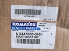 Komatsu Nd447600-0651 A c Evaporator - Cabin Air Conditioner For Komatsu Pc200-6