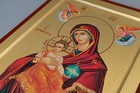 Large Christian Icon With Virgin Mary  the Healer   byzantine Orthodox Icon 