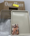 Our Place Large Wonder Oven Insert Bundle  Steam   Bake Tray   Air Fry Basket 