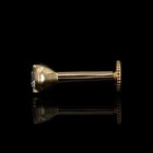 14k Solid Yellow Gold 0 25ct Lab Grown Diamond 18 Gauge Nose Pin For Womens