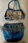 Blue  Rhinestone Custom Jazz Dance Costume Size 8
