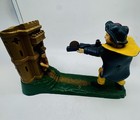 Vintage William Tell Cast Iron Mechanical Shooting Coin Bank Reproduction Read