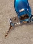 Vintage Roman Inc Hummingbird Glass Ornament New Blue 1999 22kt Gold Trim 2 75 
