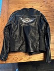 Men   s Harley-davidson Black Leather Jacket 100th Anniversary 1903-2003 Size M