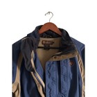 Ariat Womens Blue Tan Full Zip Hooded Jacket Size Medium