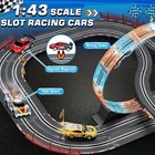 Slot Car Race Track Set Electric Powered Race Track Dual Racing Car Track Set