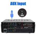 2000w Peak Stereo Hifi Power Audio Amp Bluetooth 5 0 Karaoke Fm Usb Eq Mixer