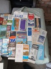 Vintage 1970s-90s Travel Folding Paper Road Maps  Info Brochures Lot Of 52