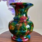 5 95lb  Rainbow Crystal Vase - Rare And Colorful Chinese Art Decorations