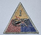 Wwii Us Army 1st Armored Division Patch