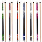 Set Of 4 New 58  2-piece Canadian Maple Billiard Pool Cue Sticks  House Bar Cues