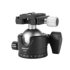 H-46 10kg Metal Tripod Ball Head 44lbs Load With Arca Swiss Quick Release Plate