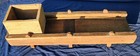 Early Folk Named Dated 1849 Primitive Large Kraut Cutter Original Wooden
