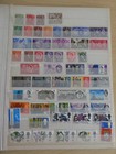 Vintage Stamp Collection Stock Book Over 200 Unmarked British Stamps
