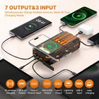 48000mah Super Solar Power Bank Portable External Battery Wireless Fast Charging