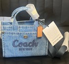 Coach Mini Cargo Denim Handbag-nwt