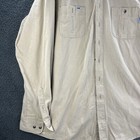 Tyndale Flame Resistant Work Jacket Shirt Size 3xl 9 Cal 2 Cat Khaki Tan Pocket