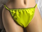 Beezer Satin Thong String Panties   limited Edition 