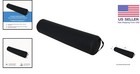 Forpro Black Full Round Bolster Pillow - 6    X 26     Portable   Stain-resistant