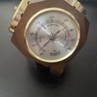 Jason Barometer Thermometer Hygrometer Rotating Wooden Desk Weather Station