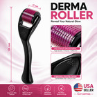 0 5mm Titanium Derma Roller 540 Microneedle Beard Hair Growth Face Skin Scar