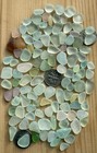 112 Surf Tumbled Seaglass Gems  Variety Of Light Pastels  Smalls minis