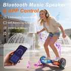 Commugo Hoverboard Off Road Self Balancing Scooter W  Bluetooth Speakers Ul 2272