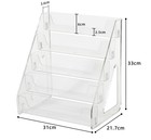 5 Tier Vertical Holder  Trading Card Display Stand Upgrad For Baseball Sport