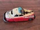 Vintage Tin Friction Toy Car Police Car Made In Japan Tin Toy Car Machine Gun