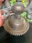 Indian Original Antique Old Handcrafted Brass Peacock Figure Design Door Knocker