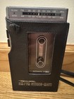 Realistic Am fm Stereo Mate Scp-15 Cassette Radio With Leather Case Read Desc