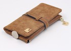 Women Bifold Leather Wallet Credit Card Holder Slot Zip Purse Slim Clutch Pocket