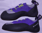 Womens New Purple Evolv Trax Rubber Technical Climbing Shoes Size 9 5