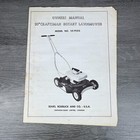 Vtg Craftsman Owners Manual 20  Rotary Lawnmower Model 131 91313 Sears Vintage
