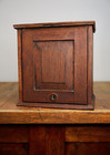 Vintage Apothecary Cabinet Antique Wood Counter Door Safe Lock No Key Oak
