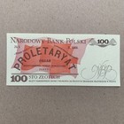          Poland 100 Zlotych Banknote  1988 Polish Currency Proletariat Paper Money