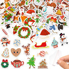 Christmas Foam Stickers Assorted Merry Christmas Shaped Self-adhesive Sticker