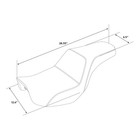 Seat Driver Passenger Fit Dyna Wide Glide Fxdf 2006-2017 White Stitching